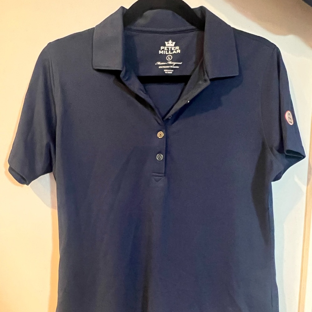 Peter Millar | Navy Polo Shirt Large